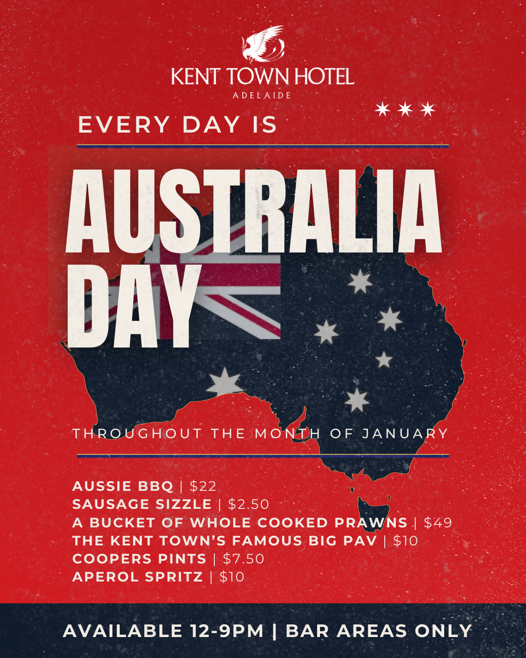 AUSTRALIA DAY EVERY DAY IN JANUARY